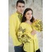 Embroidered Man&Woman Set "Lacy Dreams" yellow